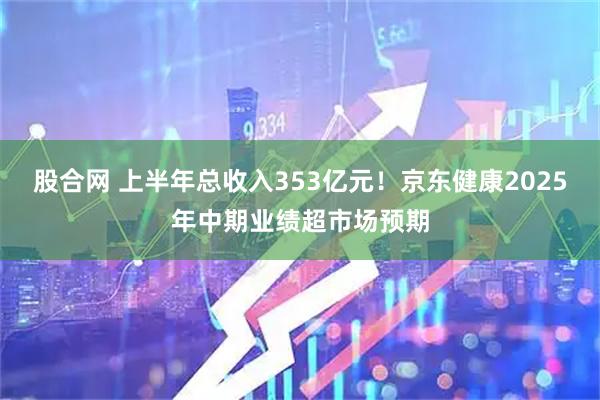 股合网 上半年总收入353亿元！京东健康2025年中期业绩超市场预期